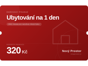 voucher ubytovani 1den 320