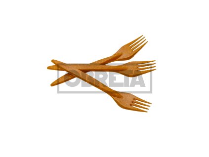 Vidlicka kompozit drevo plast, 18 cm, BIO