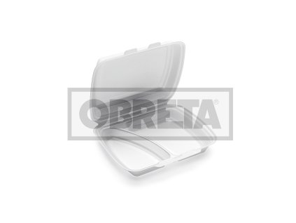 Menu box XPS 2 dílný, 25x20x7,5cm, bílý