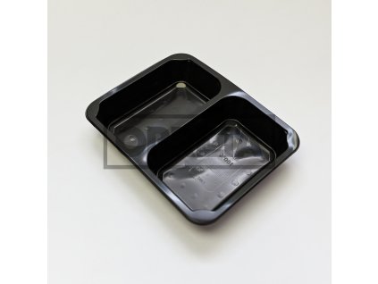 Miska zatavovací PP 2 dílná 227 x 178 x 40 mm černá