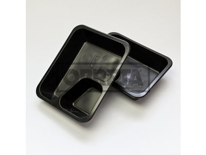 Miska zatavovací PP 2 dílná 227 x 178 x 50 mm, COLT, černá