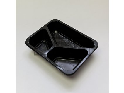 Miska zatavovací 3DMiska zatavovací PP 3 dílná 227 x 178 x 50 mm, černá
