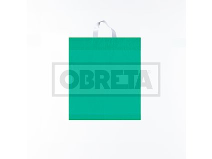 Taška LDPE s držadlem 38x46+4cm ZELENÁ