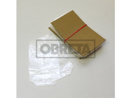 Sáčky PP křížové 20x36cm, transparentní