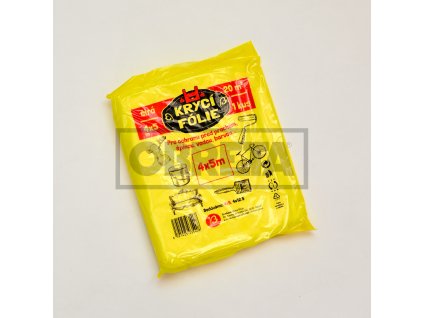 Folie kryci HDPE 4m x 5m, cira BETA (3)