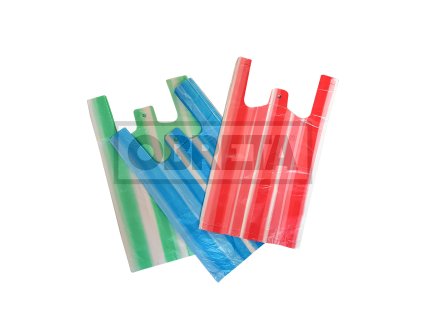 Taška 4kg blok 25+12x45cm ZELENOBÍLÁ