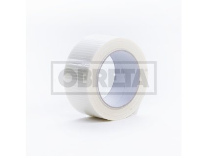 Páska pevná s vlákny křížovými 50mm x 50m