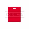 Taška LDPE průhmat 38x45+5cm ČERVENÁ