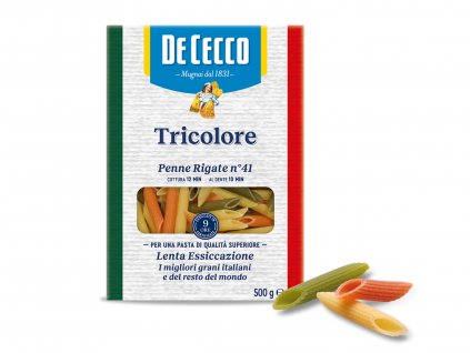 1023 penne rigate tricolore 500 g de cecco