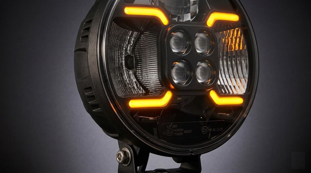 Stilvolles duales Positionslicht Zusatz-LED-Fernscheinwerfer mit dualem Positionslicht 9", 160W, 14500 lm, IP69K