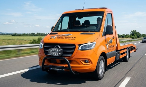 Přídavný dálkový + poziční LED světlomet - Oválný - IP69K, 1400Lm, 55W