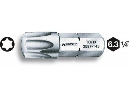 Nástavec(bit) TORX® 2597-T45 Hazet