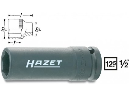 Kovaný vnitřní nástrčný klíč 1/2"šestihranný 17mm HAZET 902SLG-17 - HA045778
