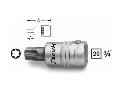 Hlavice s bitem TORX 3/4" T70 HAZET 1012-T70 - HA087495