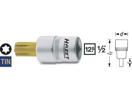 Hlavice s bitem XZN 1/2" M9 Hazet 991-9 - HA132812