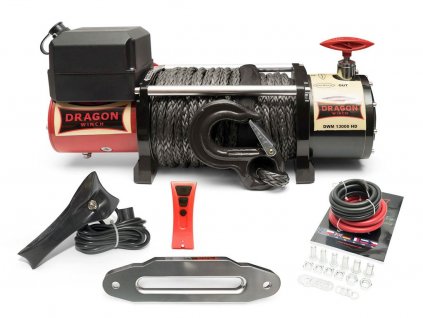 81DWM13000HD S12V mawerick dragon winch elektricky navijak dwm 13000 hds synteticke lano 4