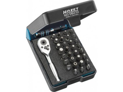 Sada bitů s krátkou celokovovou ráčnou 863MBit/33 - HA196951