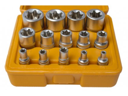 Sada nástrčných klíčů TORX, 14 ks - HT203301