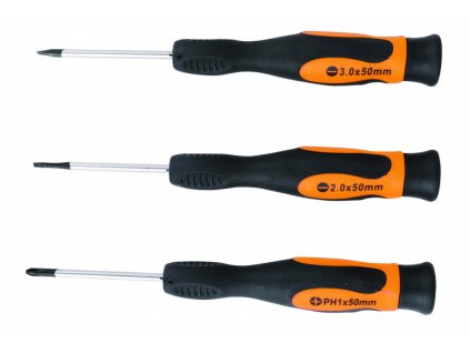 Šroubováky na elektroniku, 3 ks - HT241803