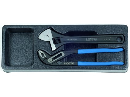 Nástavný klíč a SIKO kleště, 2 díly ve výplni do dílenského vozíku - LIACK384012