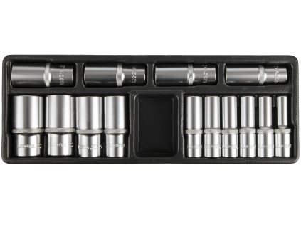Sada hlubokých nástrčných klíčů, 1/2", 14 ks - LIACK384027