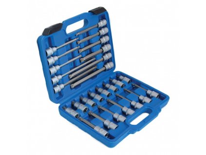 Sada nástrčných klíčů, Torx, 1/2", T20 - T70, 32 ks - SST3212