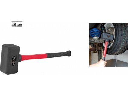 Gumová palice 2,5 kg VIGOR V2235