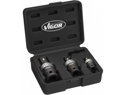 Sada kloubových nástavců 1/2", 1/4" a 3/8", 3 ks - V5505