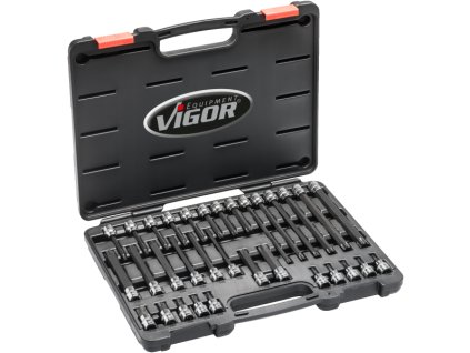 Sada nástrčných hlavic TORX® 3/8" v kufru, 32 ks - V6017