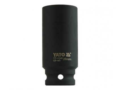Vnitřní nástrčný klíč hluboký 1/2"šestihranný 26 mm CrMo YATO - YT-1046