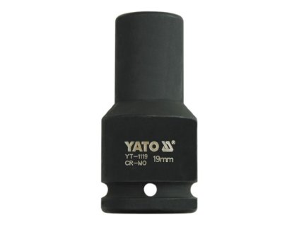 Kovaný nástrčný klíč hluboký 3/4"šestihranný 19 mm CrMo YATO - YT-1119