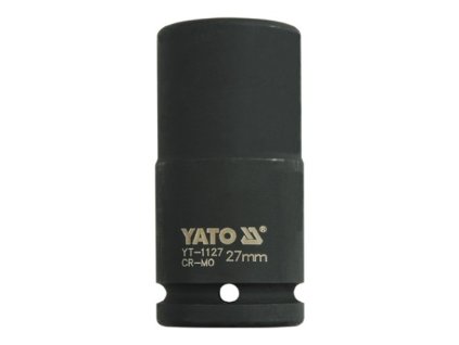 Kovaný nástrčný klíč hluboký 3/4"šestihranný 27 mm CrMo YATO - YT-1127