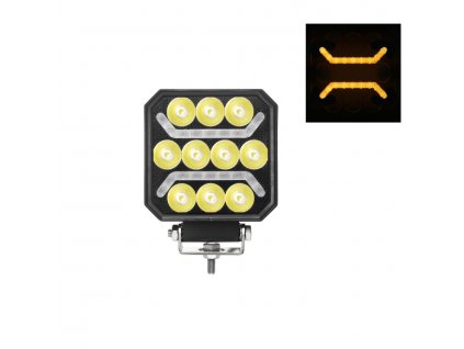 work lamp 10xled 2x strap led amber (4)