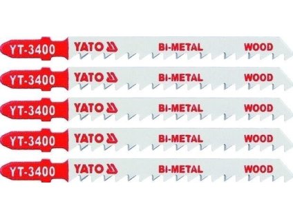 List do přímočaré pily 100 mm na dřevo TPI6 5 ks Bi-Metal