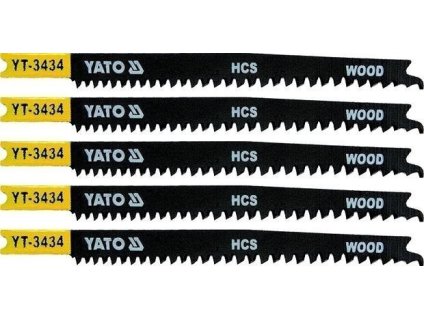List pilový do přímočaré pily 108 mm na dřevo TPI12-8 5 ks
