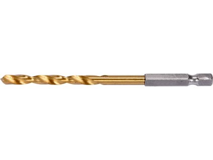 Vrták na kov 5mm TITAN 1/4", délka 106mm - YT-44761