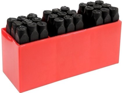Razidla písmenková 8 mm 27 ks