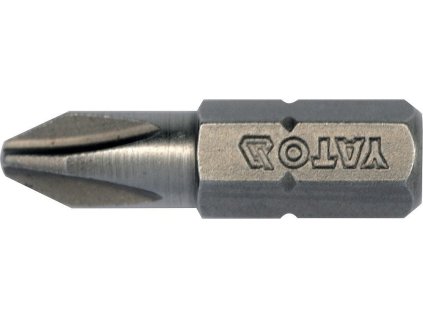 Bity 1/4" křížové PH2 x 25 mm, 10 ks YT-78132