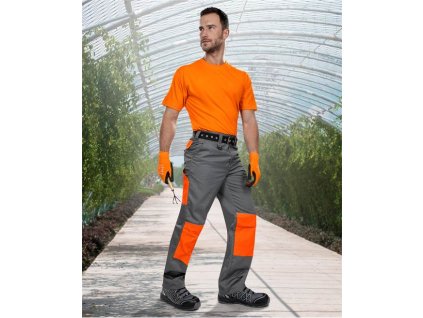 Kalhoty ARDON®2STRONG šedo - oranžové