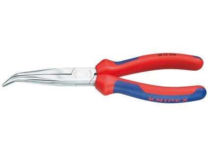 Zahnuté půlkulaté kleště 200 mm Knipex pro mechaniky chromované - 3825200