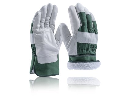 Zimní rukavice ARDON®BREMEN WINTER - s prodejní etiketou 11-SPE (Barva zelené odstíny, Velikost 11-SPE)