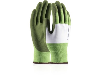 Máčené rukavice ARDON®4Xstretch® - s prodejní etiketou 06-SPE (Barva zelené odstíny, Velikost 06-SPE)