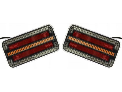 1389 sada sdruzenych led svitilen s dynamickymi blinkry 3 funkce 12 24v tt 12028di