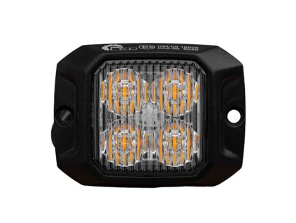 LED osvětlení, stroboskop - LED stroboskopové osvětlení, 4x LED oranžová
