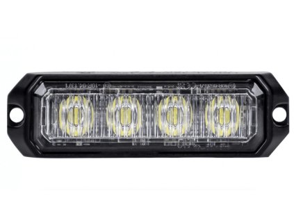 Výstražné LED světlo - Stroboskop - 4x LED - Oranžové