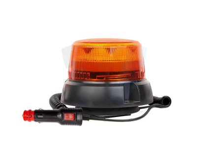 Magnetický LED maják - Oranžový - 24W - IP67