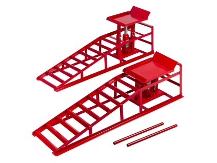 Nájezdové rampy s hydraulickým zvedákem, pár - 2 t - AH019333