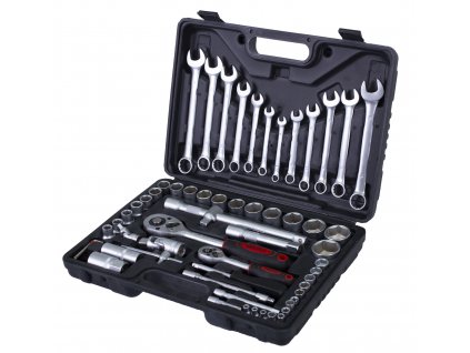 Gola sada s klíči 1/4" a 1/2", 61 ks - AH126101