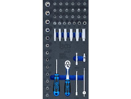 Gola sada v pěnové výplni, 1/4", 50 ks - B4127
