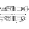 Pneumatická ráčna 1/2", 285mm, s otočnou pákou 360° HAZET - HA209781